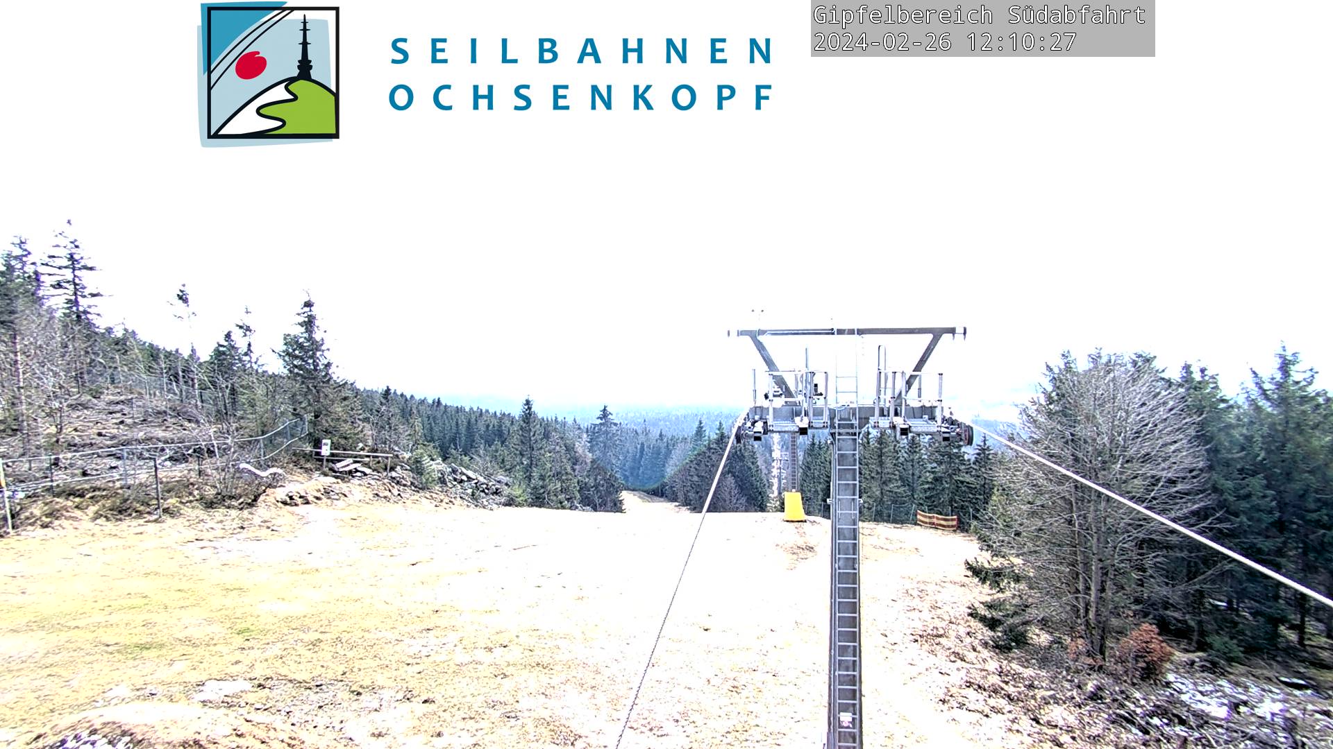 Ochsenkopf Bergstation Süd - Webcam Ochsenkopf Süd Bergstation in der ErlebnisRegion Fichtelgebirge